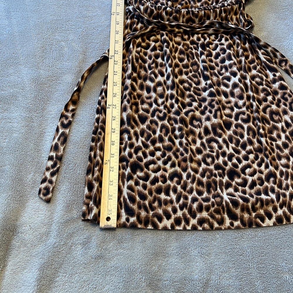 Lucky Brand Leopard Print Sleeveless Dress - Picture 13 of 15